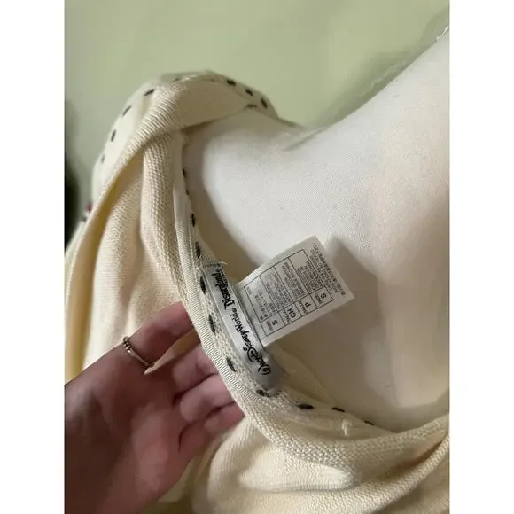 Offical Walt Disney World 28th Anniversary Vintage Hooded Sweater Cream Size S - Picture 4 of 7